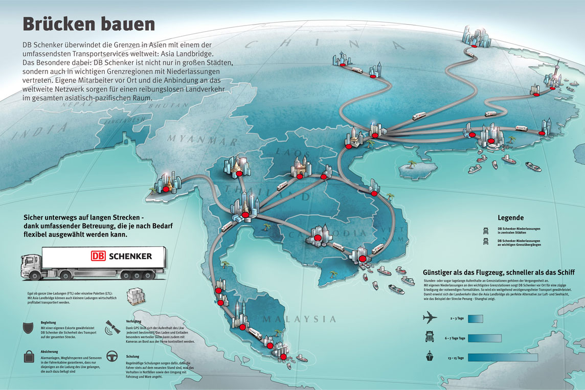 Infografik / DB Schenker